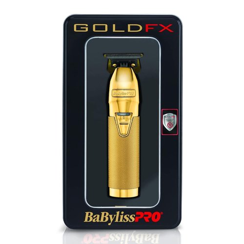 BaBylissPRO Hair Trimmer - FX787G GOLDFX Professional Outlining Trimmer & Electric Razor for Men