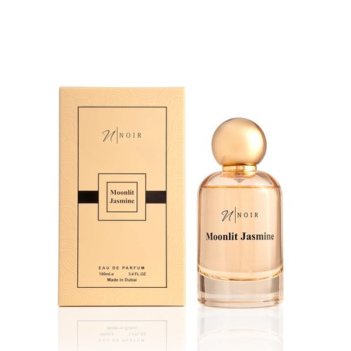 NOIR Moonlit Jasmine Eau de Parfum for Women - Luxurious Floral Fragrance with Jasmine, Peach & Amber | Long-Lasting 100ml / 3.4 Fl Oz