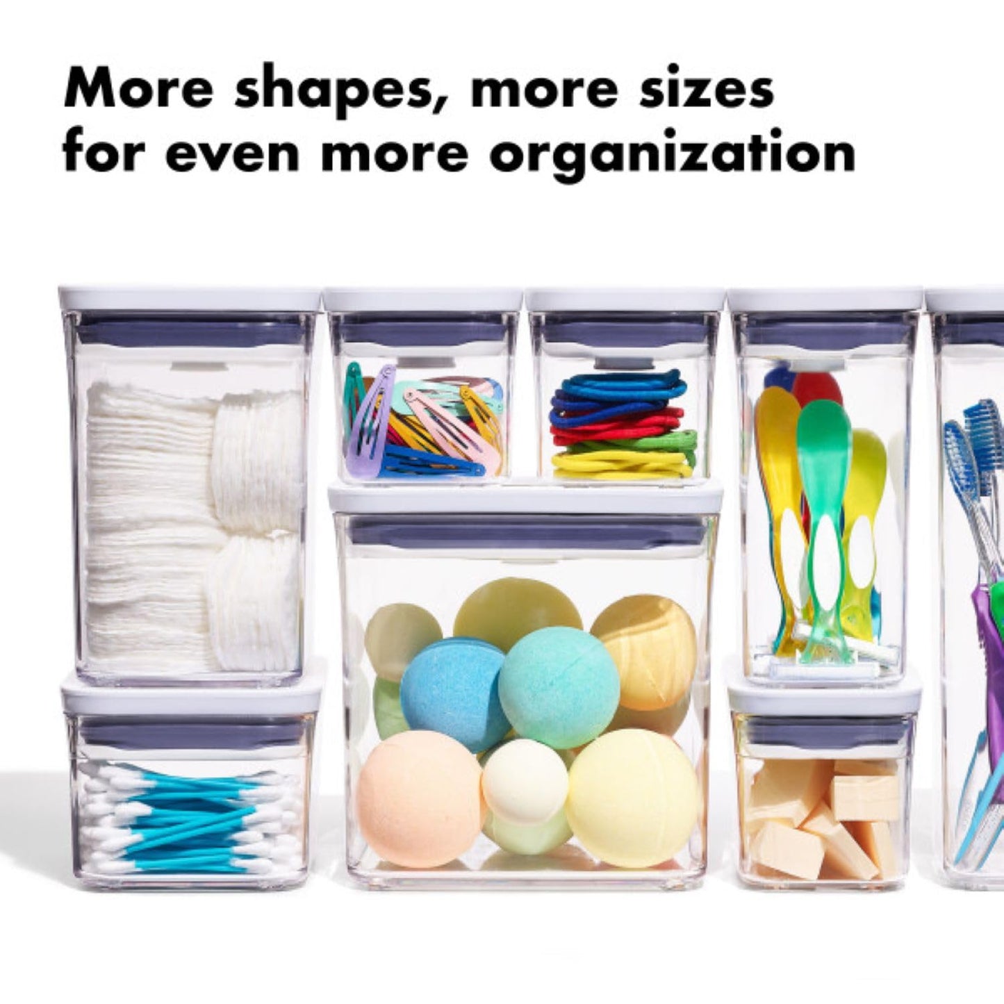 OXO Good Grips POP Container - Airtight Food Storage - Small Square Tall 2.3 Qt Ideal for spaghetti, linguini and lasagna