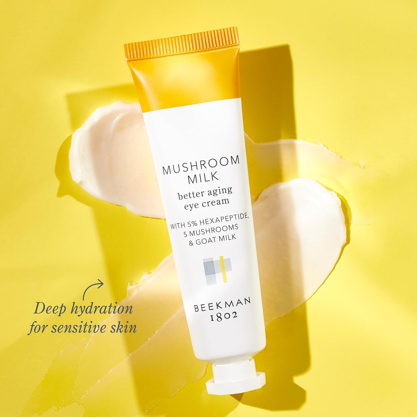 Beekman 1802 Milk RX Advanced Goat Milk Face Cream & Mushroom Milk Eye Cream - Sensitive Skin Safe, Cruelty-Free