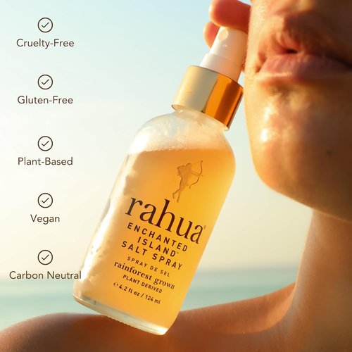 Rahua Enchanted Island Salt Spray - Black, 4.2 Fl Oz | Beachy Waves & Texture Boost