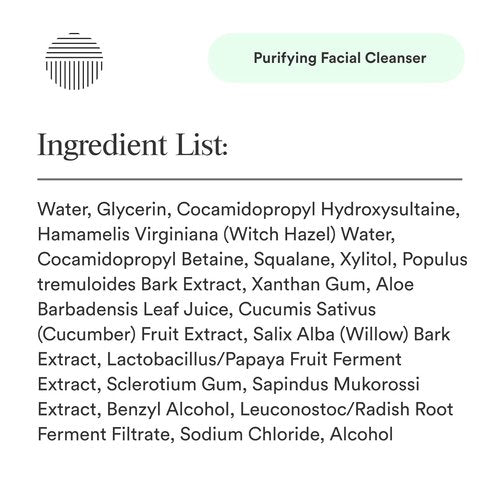 Dermazen Purifying Facial Cleanser - Steroid-Free & Malassezia-Safe for Red, Flaky Skin | 4 fl oz