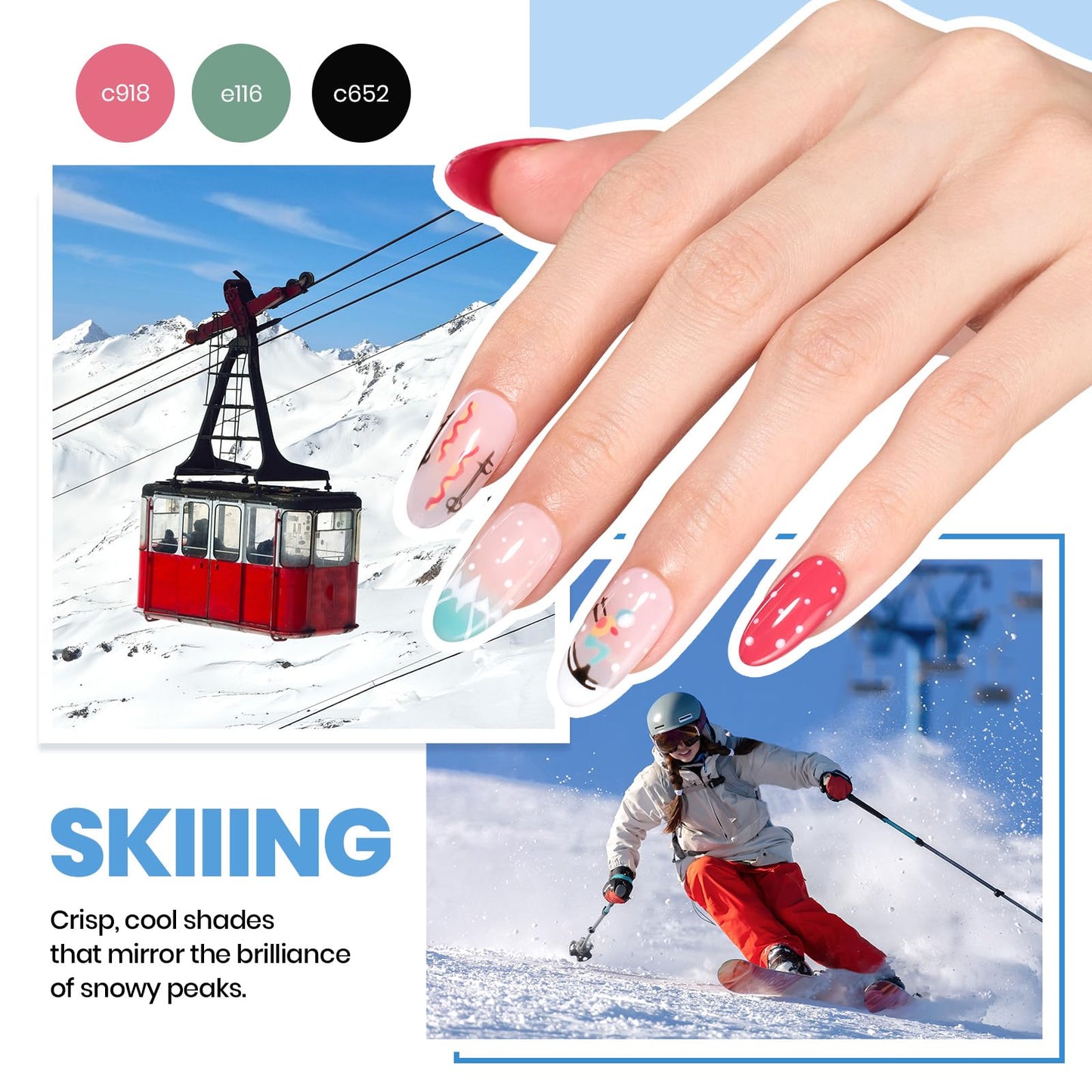 Beetles Spring Gel Nail Polish Kit with Uv Light, 37Pcs 25 Colors Pastel Gel Polish Starter Kit, Green Pink Red Blue Purple Gel Polish for Beginners with Everything Manicure Tools Gift for Women