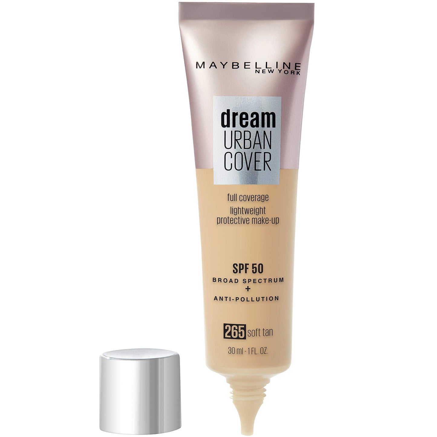 Maybelline Dream Urban Cover All-In-One Protective Makeup SPF 50 265 Soft Tan