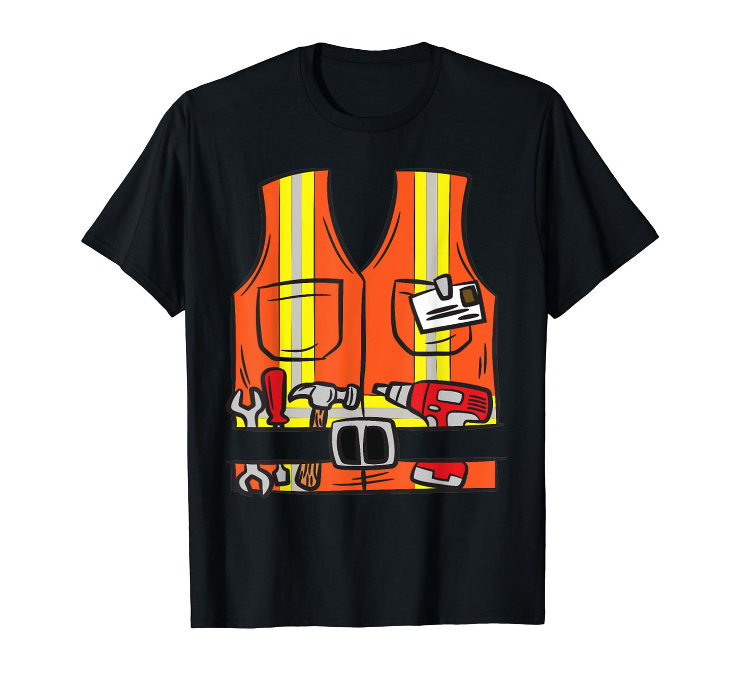 Funny Group Matching Halloween Construction Worker Costume T-Shirt