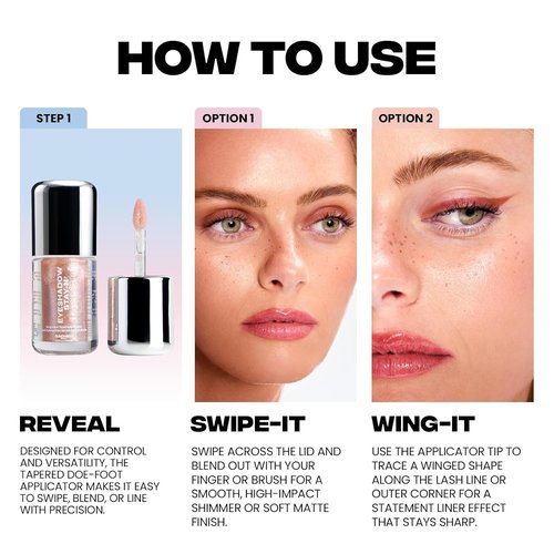 Sacheu Liquid Eyeshadow - Longwear Eye Makeup with Buildable Pigment | Matte & Shimmer Finishes, Candy Dipp’d