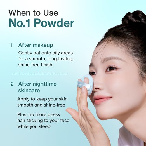 Numbuzin No.1 Powder | 24H Long-Lasting Pantothenic Skincare | Silica & CICA for Acne-Prone Skin | 0.24 oz