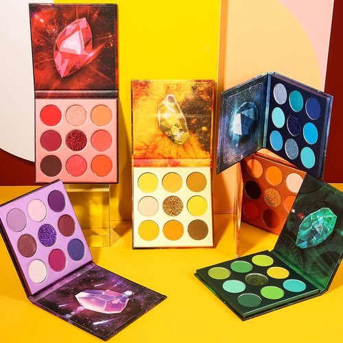 Docolor Eyeshadow Palette - 54 Colors Gemstone Collection | Highly Pigmented Mattes & Shimmers