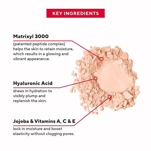 MIRABELLA - Pure Press Foundation | HD-Finish Mineral Powder Compact with Jojoba | Age-Defying, Fair I