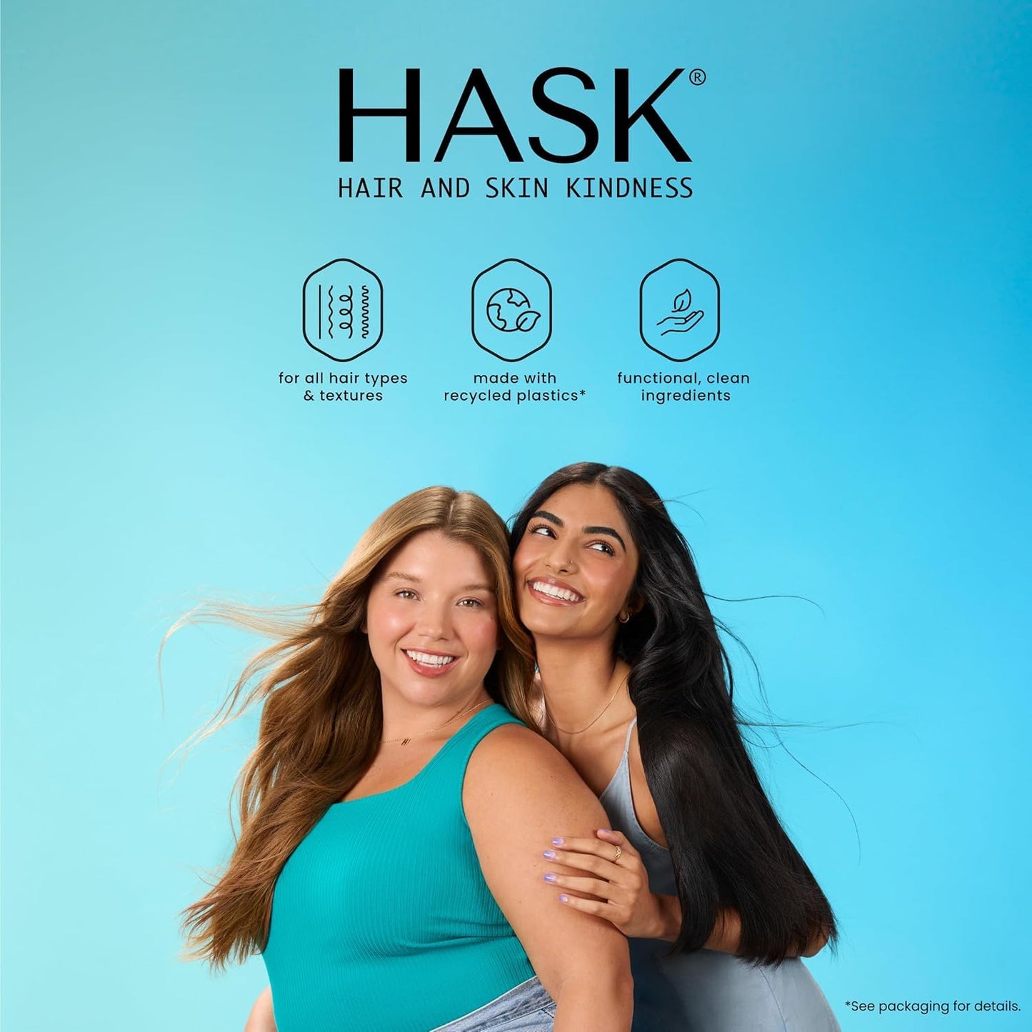 HASK Bond Building Deep Conditioner - Triple Bond Complex & Argan Oil, Repairs Damage, 8 oz