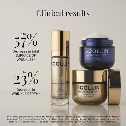 G.M. COLLIN Mature Perfection Day Cream - Hydrating Face Moisturizer with Hyaluronic Acid for Dry Skin
