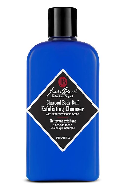 Jack Black Charcoal Body Buff - Exfoliating Cleanser for Deep Skin Renewal | 10 oz