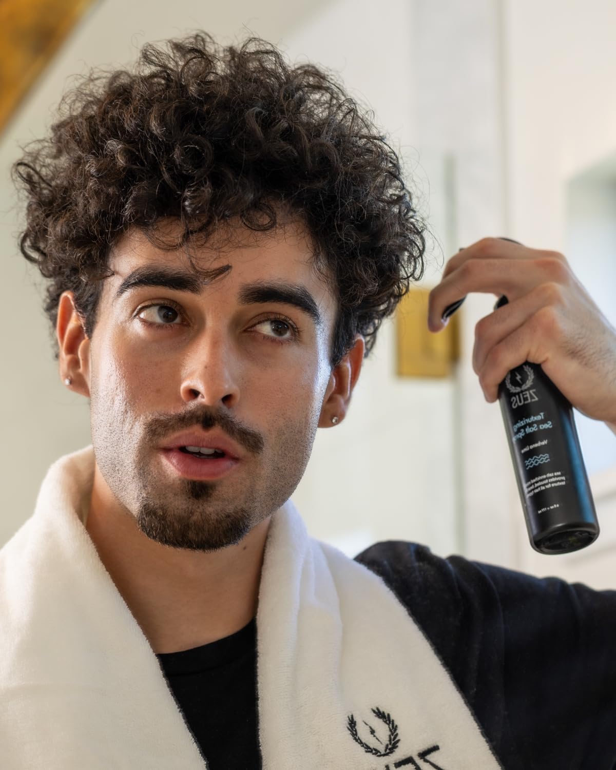 ZEUS Texturizing Sea Salt Hair Spray - Professional Volumizing Mist for Beachy Hair & Beard - Lightweight Hold, Matte Finish