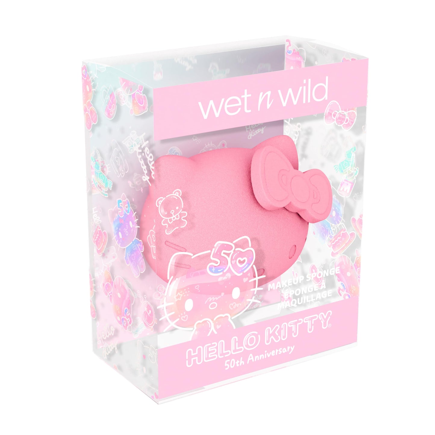 wet n wild Hello Kitty Makeup Sponge - 3D Design, Easy To Use Seamless Streak-Free Application, Cruelty-Free & Vegan