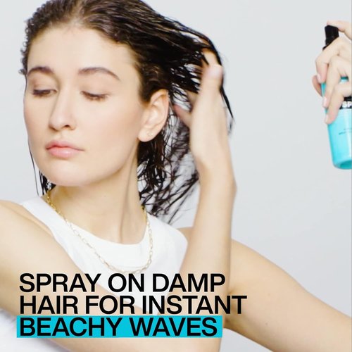 Redken Beach Spray Texturizing Hairspray - Sea-Salt-Free Formula for Effortless Beachy Waves & Volume