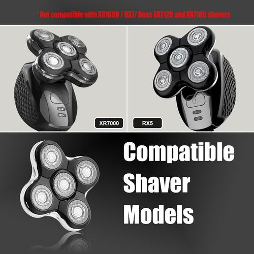 Balder Pro Replacement Head by XR7000 - Compatible with Remington Shaver Models XR7000, XR1500, XR1501 | 2 Count