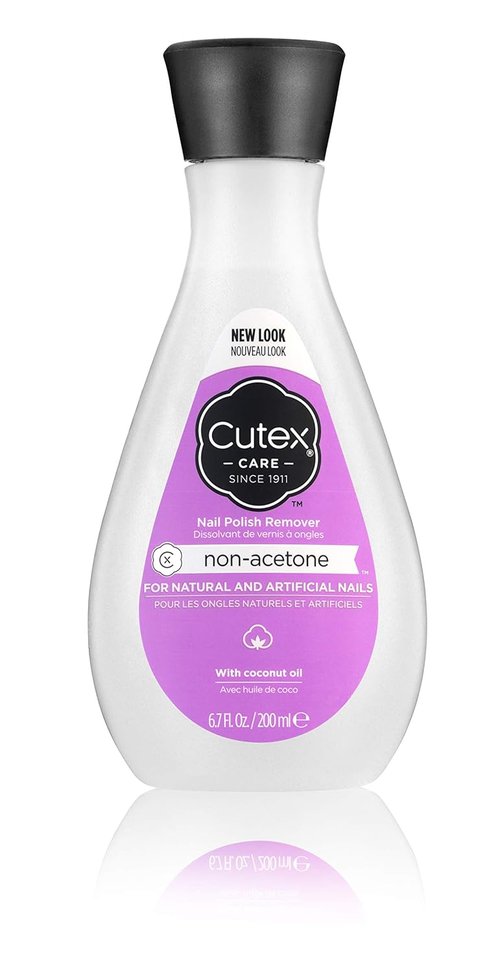 Cutex Non-Acetone Nail Polish Remover - Gentle Formula for Healthy Nails | 8 Fl Oz