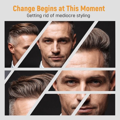 Stylemate 3Pcs Hair Styling Combs Set for Men, Black Barber Wide Tooth Texture Comb for Quiff, Pompadour, Slick Back, Fauxhawk, Undercut