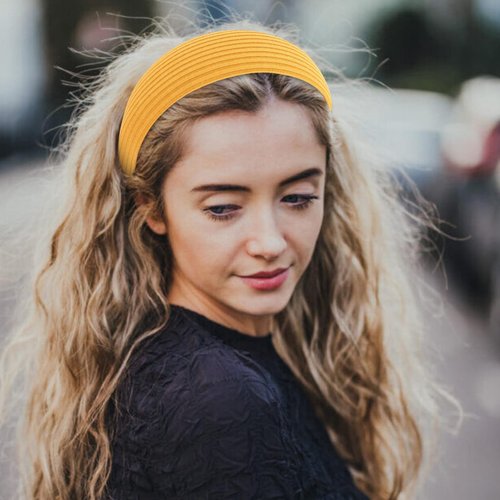 ACO-UINT 2 Pack Wide Headbands for Women, Non-slip Thick Headbands with Teeth Fashion Hair Accessories