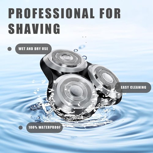 Philips Norelco SH90 Replacement Rotary Heads - Upgrade Double-Layer Precision Blades | 2-Pack for Men's Shaving