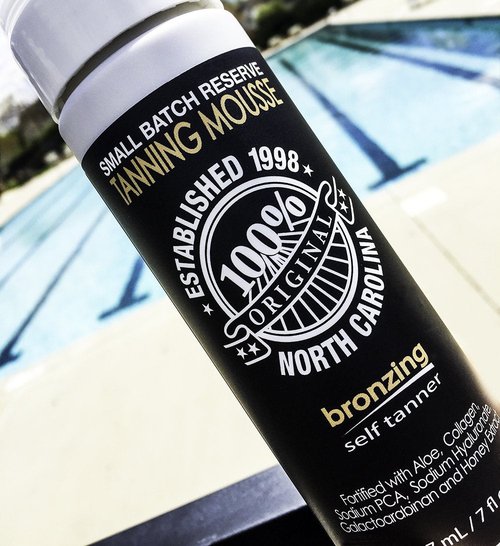 Famous Dave’s Dark Tanning Mousse - Instant Bronzer | Organic Sunless Tanner for Medium to Dark Skin Tones