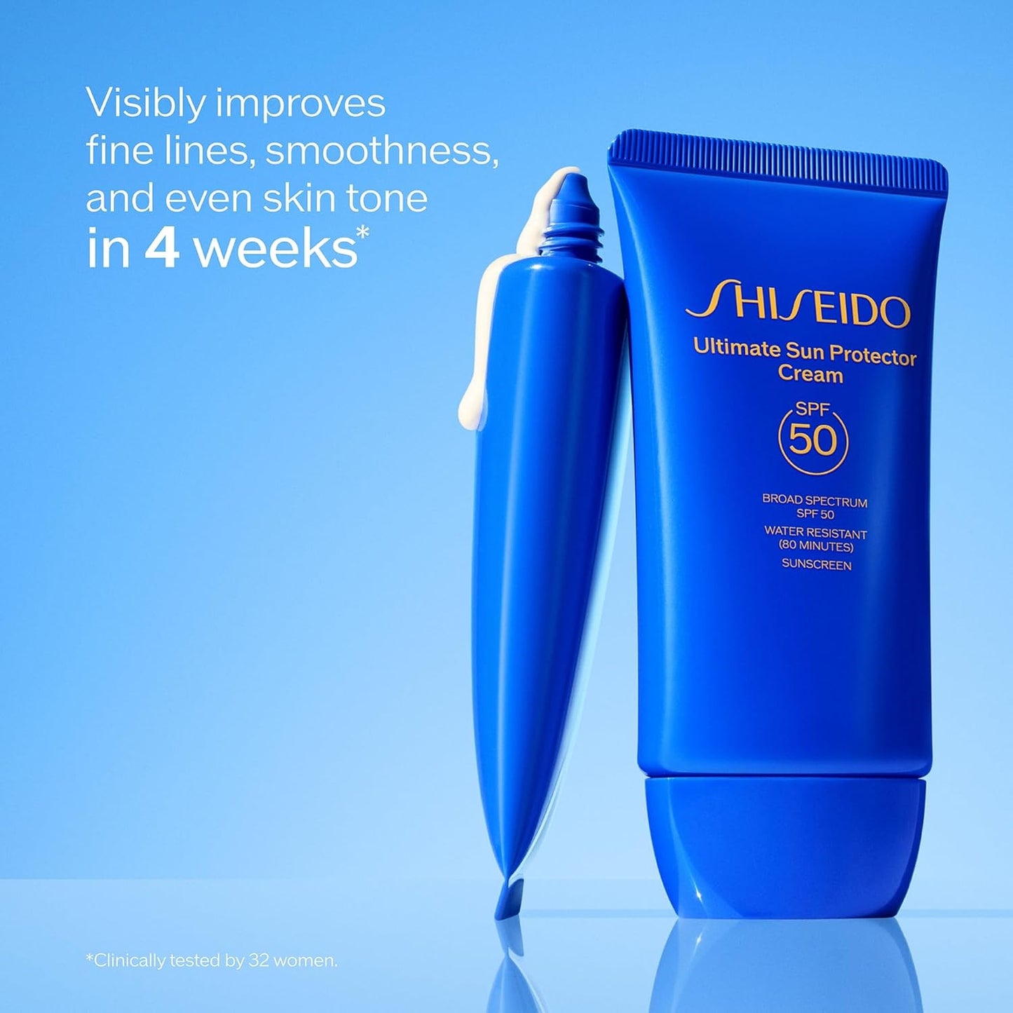 Shiseido Ultimate Sun Protector Lotion - Invisible Broad-Spectrum Sunscreen for Face & Body - Lightweight & Non-Greasy