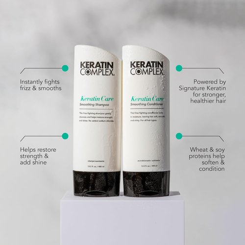 Keratin Complex - Smoothing Shampoo for Frizz Control - 33.8 fl oz