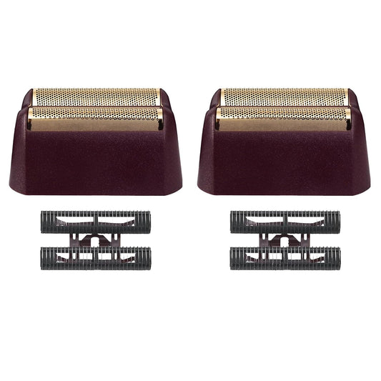 Wahl Finale Replacement Foil & Cutter Bar Assembly - Gold Super Close Shaver Foil | Red 2-Pack