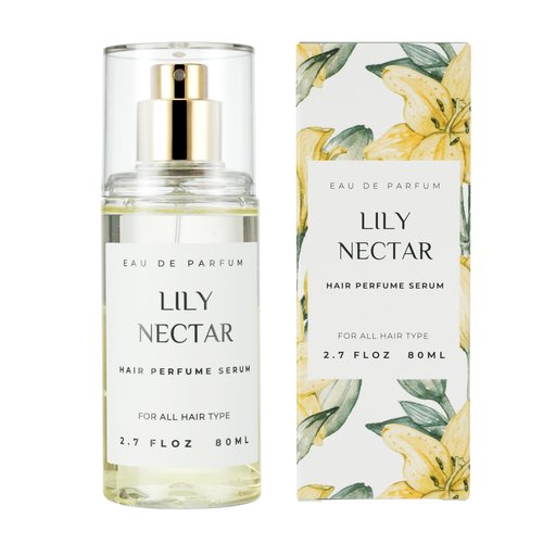 benatu Hair Perfume for Women, Summer Lightweight Long Lasting Fragrance Mist - 3:7 Hydrating Serum Alcohol Free Formula, Argan Oil Scented Hair Spray with Keratin & Elastin (Lily Nectar) 2.7 fl oz