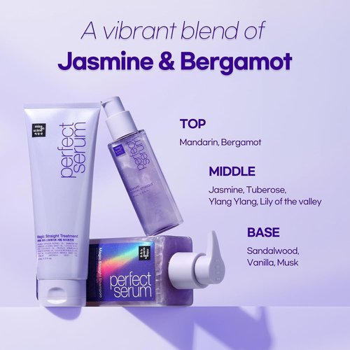 Mise En Scene Perfect Serum Magic Straight - Frizz Control Hair Taming Oil | Heat Protectant | 2.70 Fl Oz
