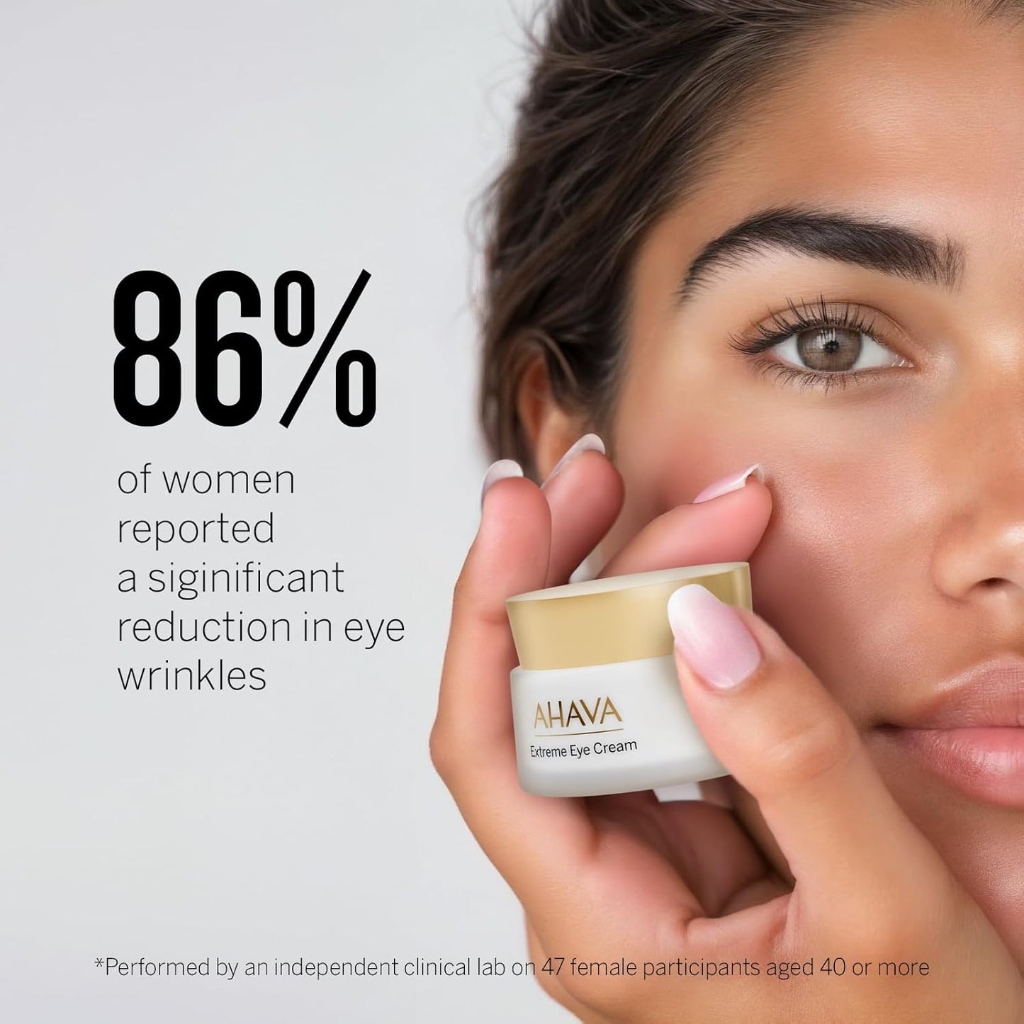 AHAVA Extreme Firming Eye Cream - Hydrating & Smoothing Formula with Peptides & Hyaluronic Acid | 0.5 Fl. Oz