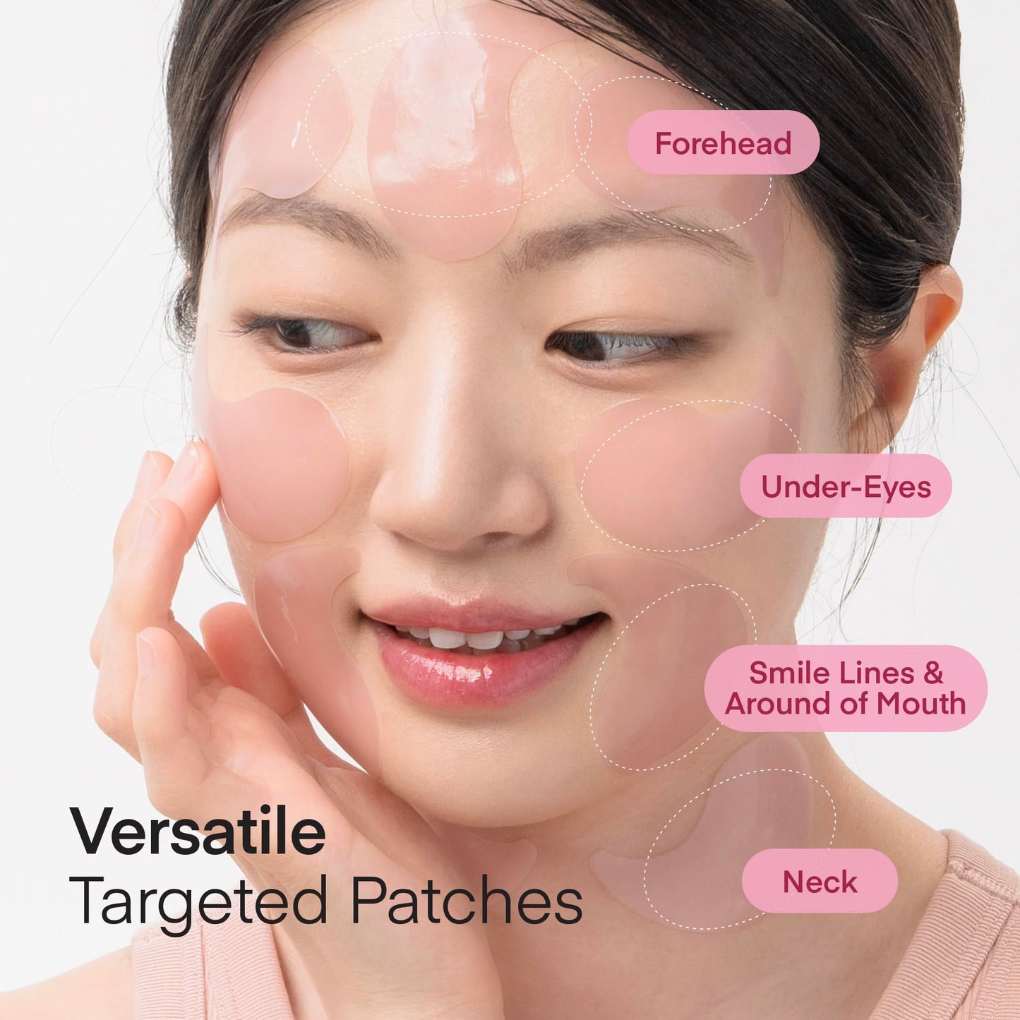 Terez & Honor Under Eye Patches for Dark Circles - 60 Korean Hydrogel Masks for Puffiness, Bags, Wrinkle with Caffeine, Hyaluronic Acid, Niacinamide - Undereye Hydrating & Cooling, Vegan, No Fragrance