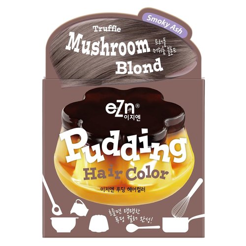 eZn Pudding Hair Dye - Mushroom Blond | No-Drip, Ammonia-Free, Long-Lasting Semi-Permanent Color for Sensitive Scalps