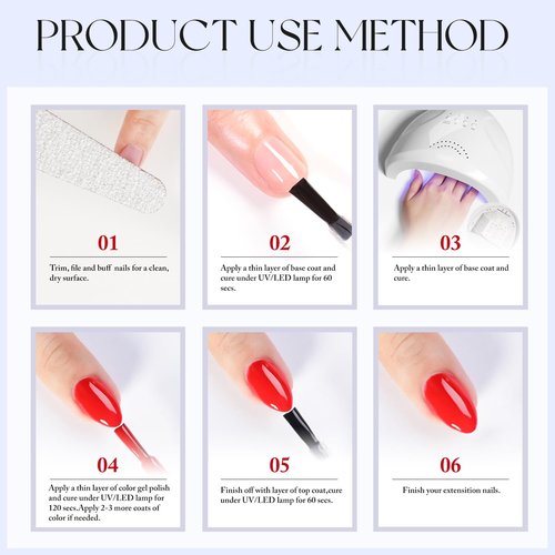 Double Rhythm 15ML Gel Polish Pure Sheer Same Color Same Bottle Soak Off Gel Polish Art Manicure Salon DIY at Home for Women (Wine Red-A1456)
