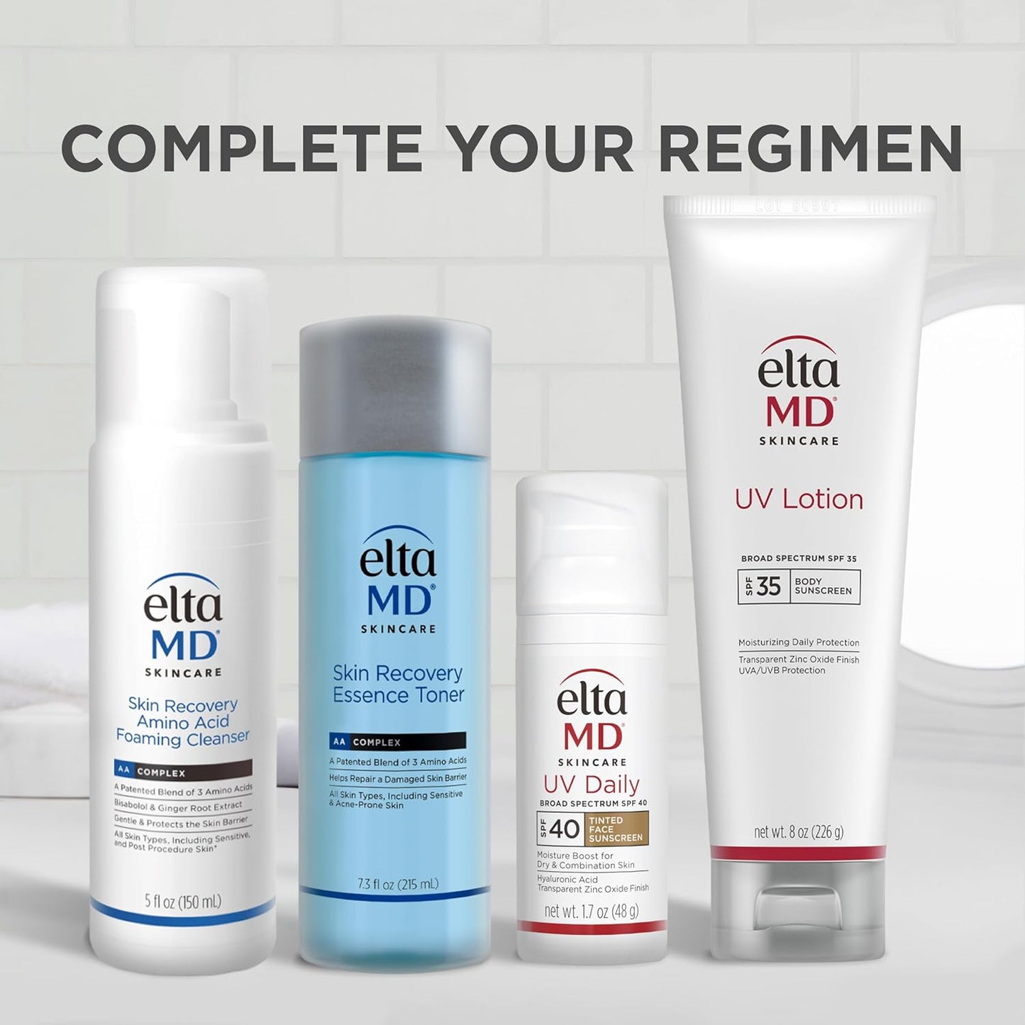 EltaMD UV Daily Face Sunscreen Moisturizer with Zinc Oxide, Daily Face Moisturizer with SPF, Great for Dry, Combination, and Normal Skin