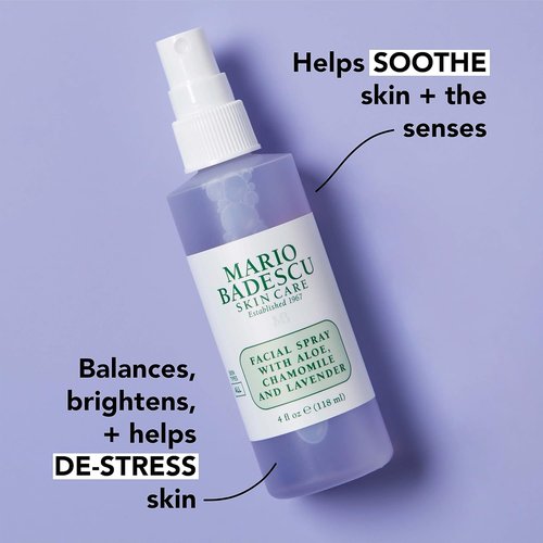 Mario Badescu Facial Spray - Hydrating Mist with Aloe, Chamomile & Lavender for All Skin Types