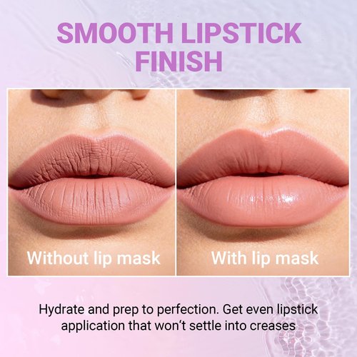 iMethod Lip Mask Overnight - Lip Sleeping Mask for Dry Lips, 8-Hour Hydrating Lip Balm with Hyaluronic Acid, Intense Moisturizing Lip Treatment to Nourish & Repair