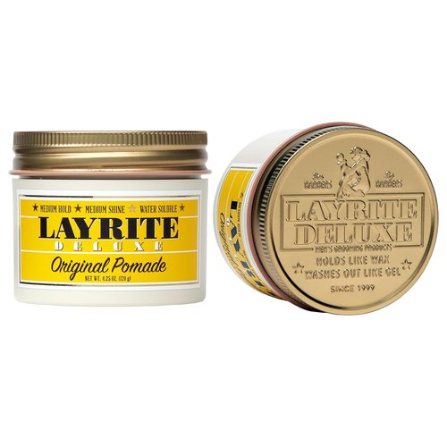 Layrite Deluxe Original Pomade - Strong Hold & Shine | 4.25 oz (2 Pack)