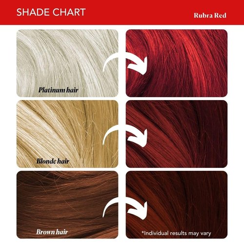 Paradyes Rubra Red Semi Permanent Conditioner Based Hair Color Enriched with Vegan, Natural and Herbal Hair dyes - lasts up to 8-10 washes (4.2 oz)