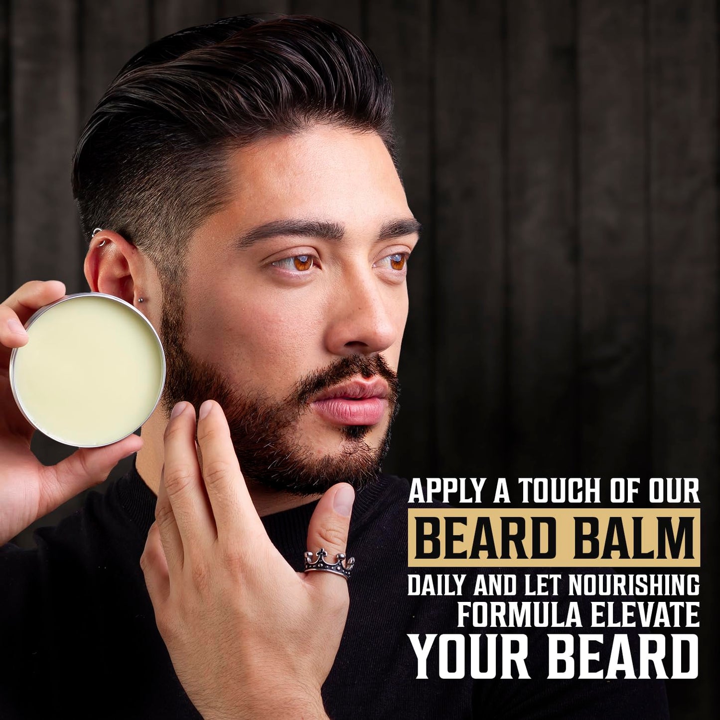 Viking Revolution Beard Balm Variety Pack - 4 Scents for Styling & Softening Beards | 1oz Each