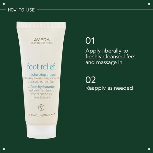 Aveda Foot Relief Moisturizing Creme - Exfoliates & Softens Dry Feet with Jojoba & Peppermint | 4.2 Fl Oz