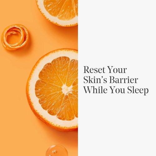 Murad Essential-C Overnight Barrier Repair Cream - Vitamin C & Marrubium Anti-Pollution Night Moisturizer | 1.7 Fl Oz