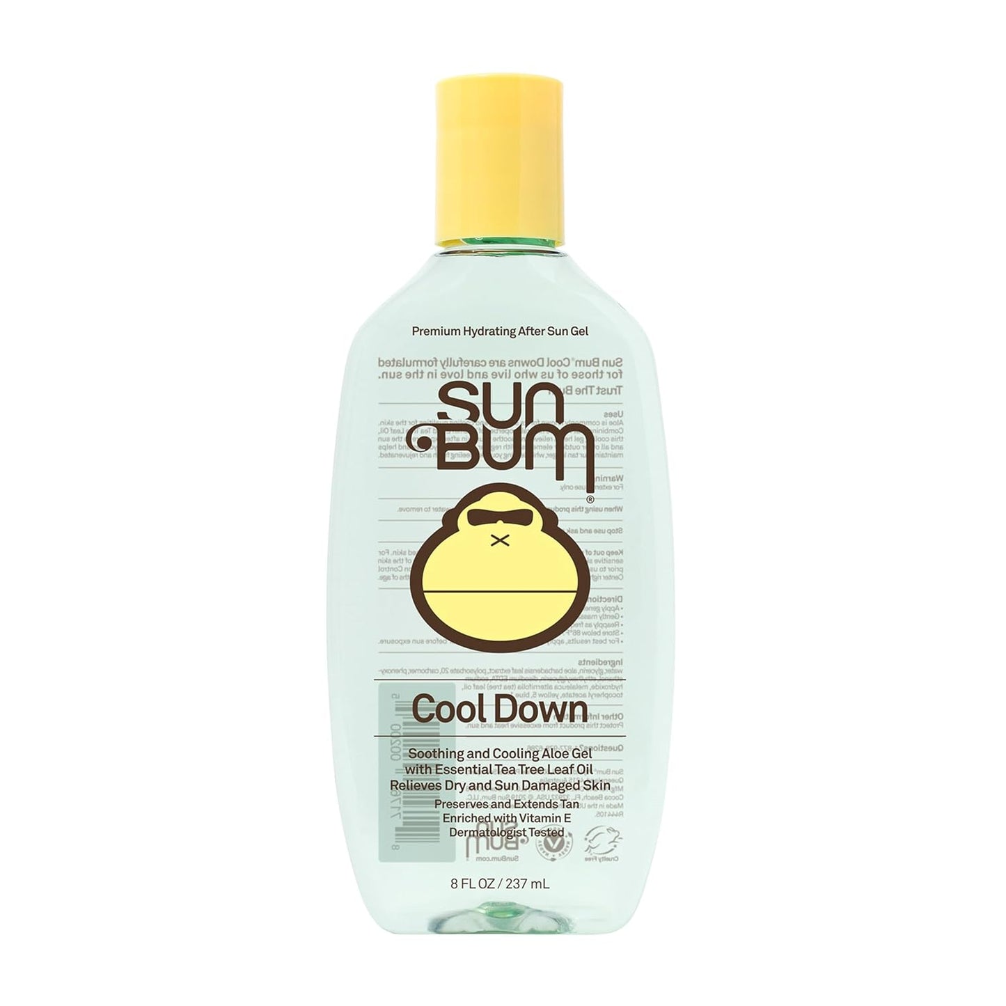 Sun Bum Aloe Vera Gel - Vegan After Sun Care for Soothing & Hydrating Sunburn - 8 oz