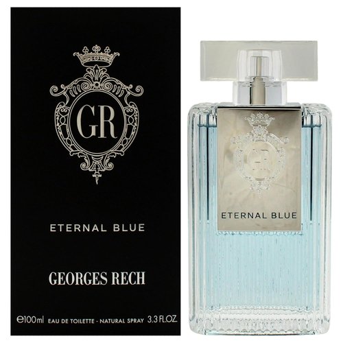 Georges Rech Eternal Blue for Men - Refreshing 3.3 oz EDT Spray | Invigorating Fragrance