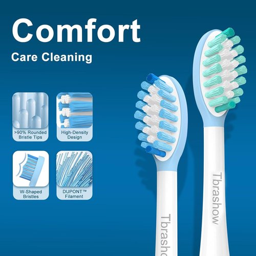 Philips Sonicare Replacement Toothbrush Heads - Compatible with 2 Series, 3 Series, DiamondClean | 8-Pack for Optimal Gum Health