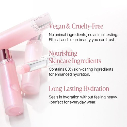 Espoir Bare Glow Lip Balm #2 Squeezed - Natural Sheer Color & Moisturizing Formula | 0.1 oz Cruelty-Free Korean Makeup
