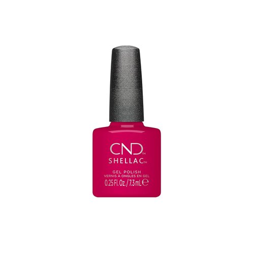 CND Shellac Gel Pink Nail Polish - Long-Lasting Color with Curve-Hugging Brush | 0.25 Fl Oz