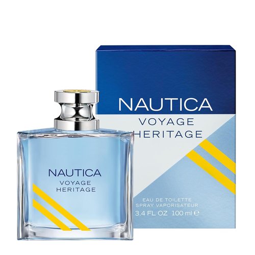 Nautica Voyage Heritage - 3.4 Oz Men's Fragrance | Fresh & Invigorating Scent for All-Day Wear