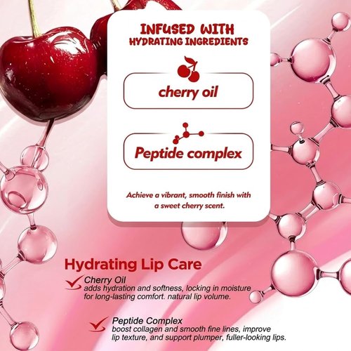 Erinde Lip Combo Set - Brown Lip Liner & Gloss for Nude Ombre Makeup | Hydrating, Non-Sticky Finish