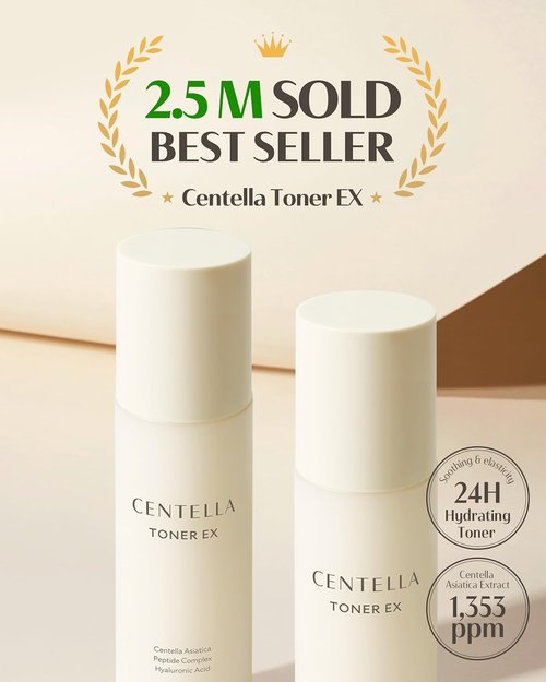DR.PEPTI Centella Milky Toner EX - Soothing 63% Centella & 8-Type Hyaluronic Acid for Dry Skin | 6.09 fl oz
